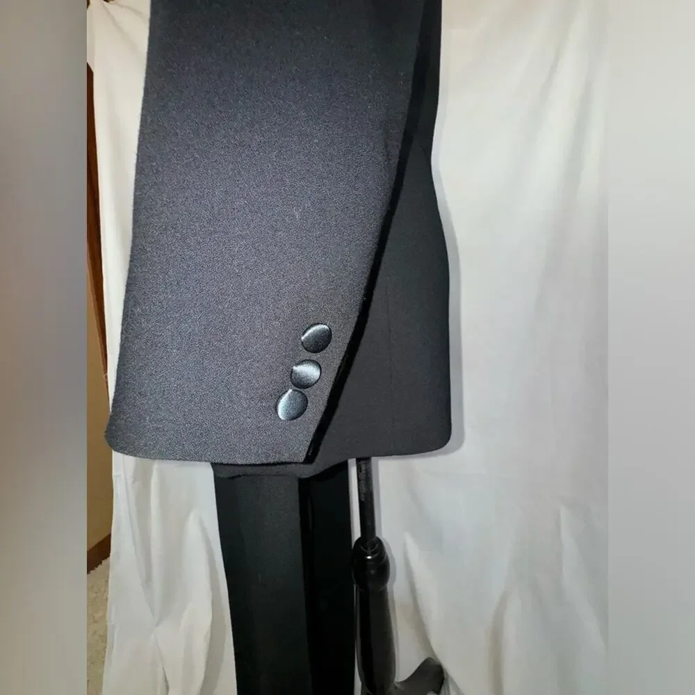 Gorgeous Barrie Pace Black Wool Pant Suit - Picture 5 of 14